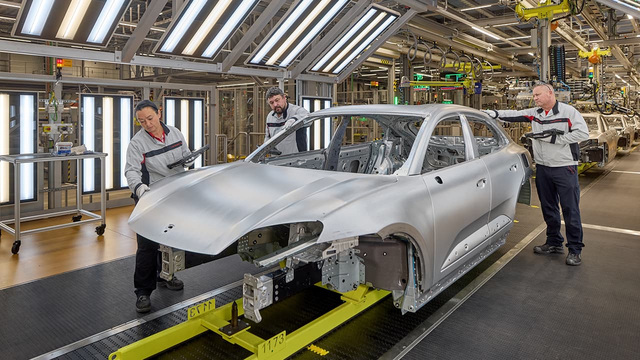 Porsche Leipzig - Production